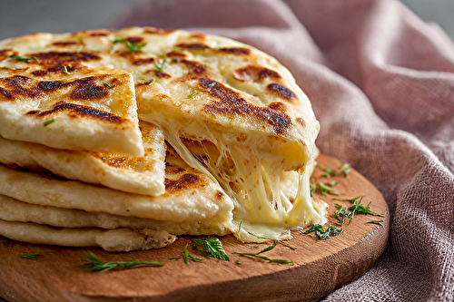 Recette naan fromage moelleux