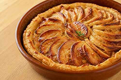 Tarte noisettine à la gelée croquante