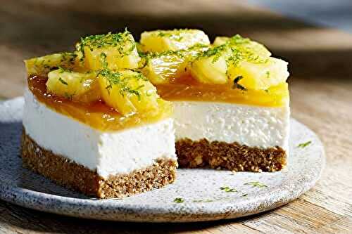 Cheesecake ananas rôti