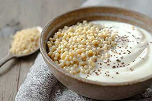 Dégué crémeux au couscous de mil