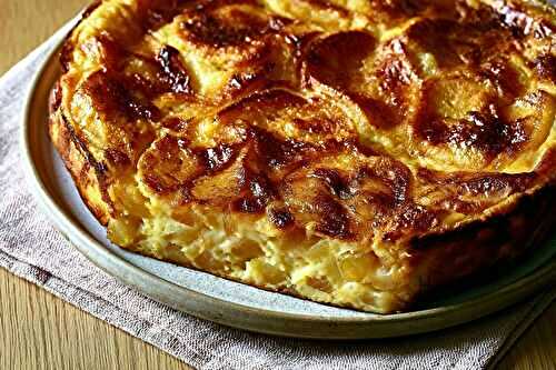 Far breton aux pommes caramélisées