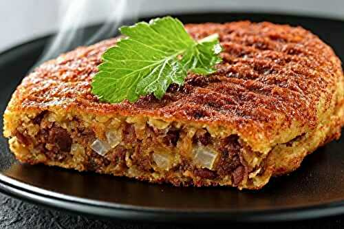 Steak végétal maison doré à la poêle