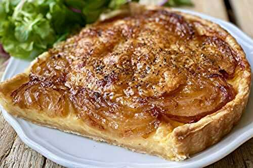 Tarte à l'oignon de Roscoff façon bistrot