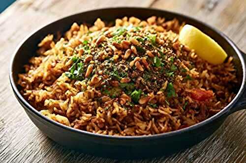 Riz libanais (7 épices / zaatar) en cocotte