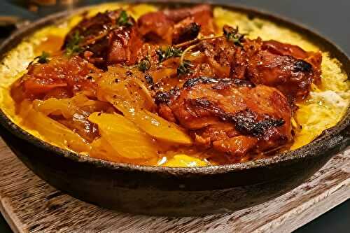 Cari de poulet fumé en cocotte