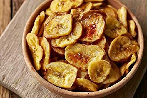 Chips de banane croustillantes