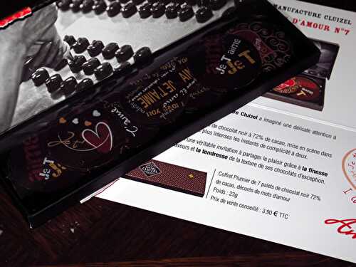 Chocolats pour la Saint Valentin by la manufacture Cluizel