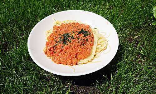 Spaghettis à la bolognaise express maison