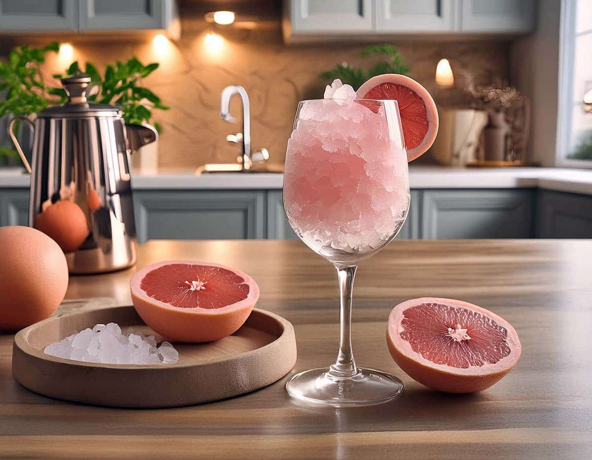 Le Granité rosé et pomelo : un dessert glacé rafraîchissant et élégant