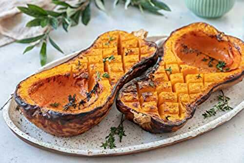 Courge Butternut rôtie au four, la recette