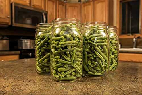 Haricots verts au naturel maison : la méthode simple