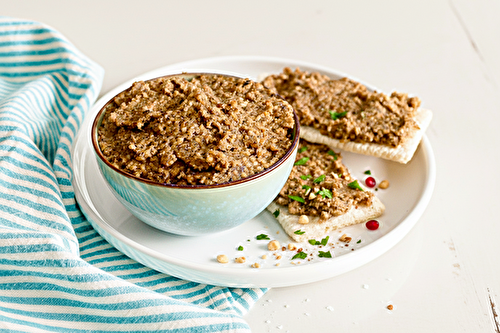 Végépâté aux noix de cajou et champignons