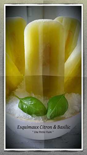 Esquimaux Citron & Basilic