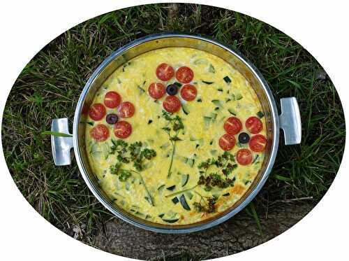 Frittata aux courgettes, emmental & tomates - IG Bas