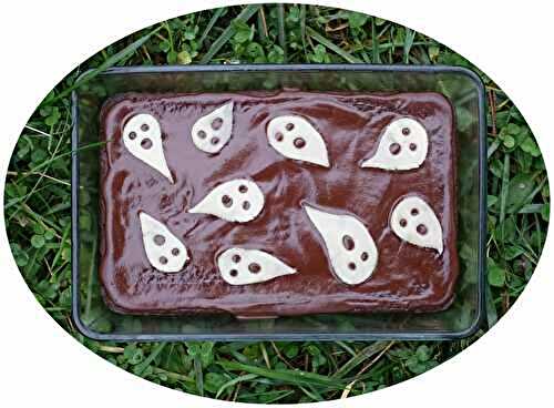 Brownie d'halloween au chocolat noir & noisettes