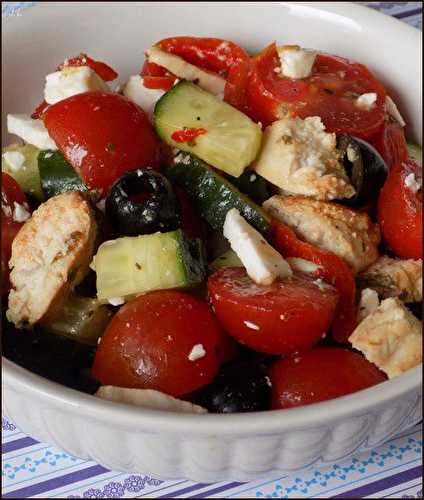 Salade de poulet à la grecque
