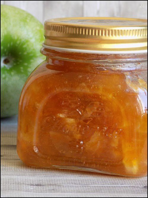 Confiture pomme granny-abricots