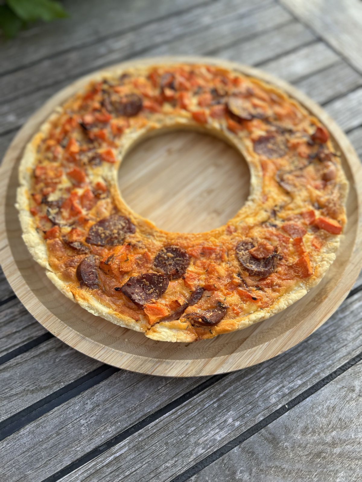 QUICHE CAROTTES CHORIZO