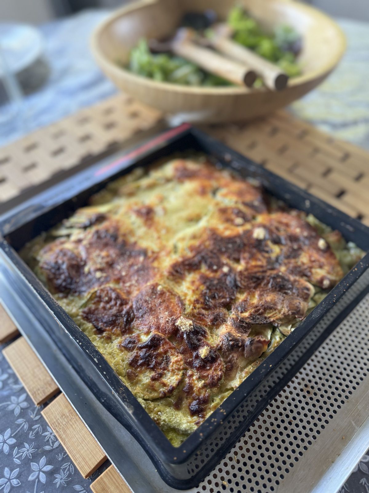 GRATINS DE RAVIOLES AUX COURGETTES