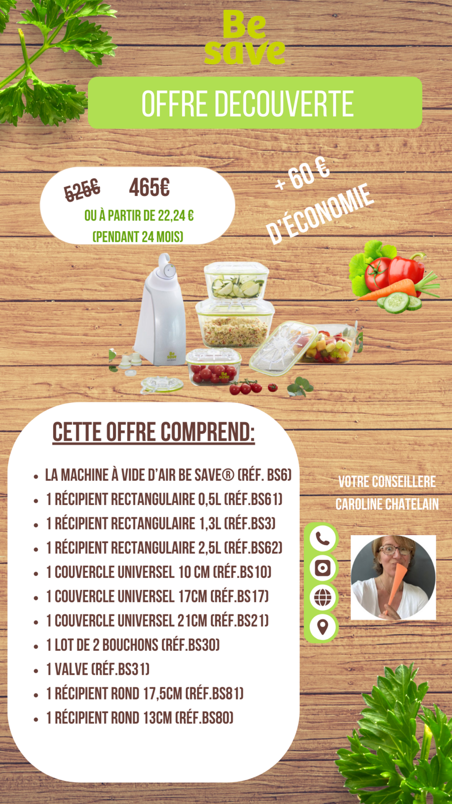 BESAVE l’APPAREIL DE MISE SOUS VIDE 