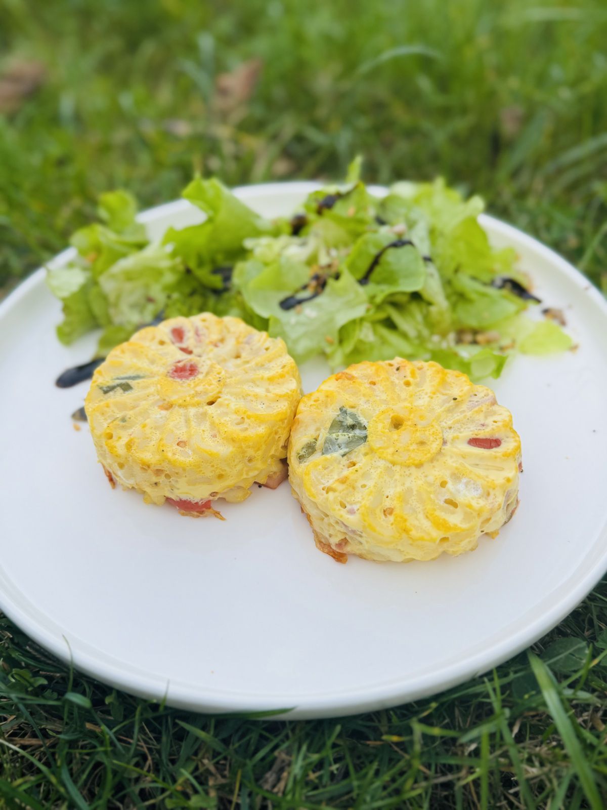 GRATINS DE PATES AUX LEGUMES ET OEUFS 