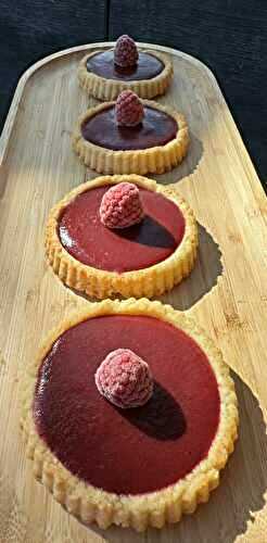 TARTELETTES RENVERSEES FRAMBOISES