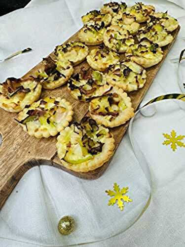 MINI TARTELETTES POIREAUX PETONCLES