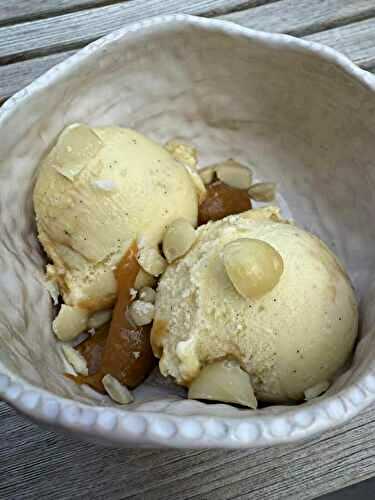 GLACE VANILLE MACADAMIA CARAMEL