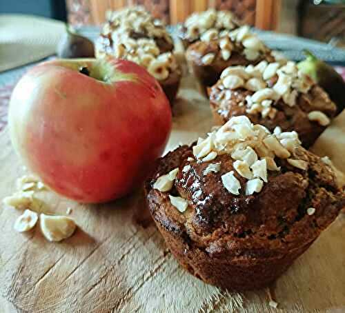 Muffins Pomme, figue & cannelle, sans gluten