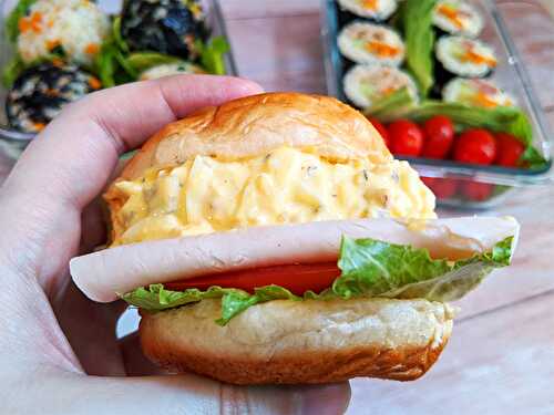 Sandwich à la salade d'oeuf coréen