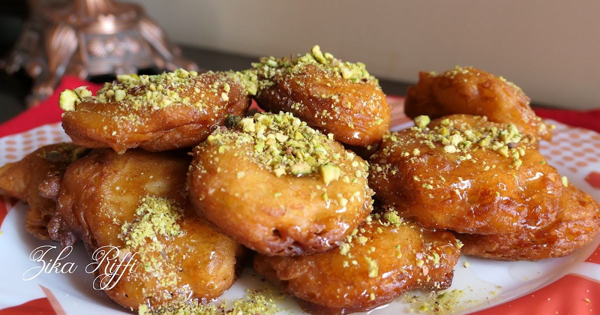 BEIGNETS DE BANANE AU MIEL PUR ET PISTACHES D'ALEP- PÂTE À FRIRE AU MIEL