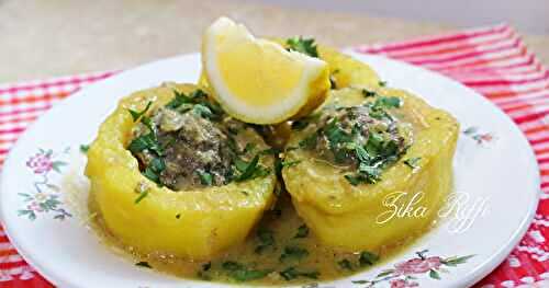 DOLMA BATATA- TAJINE DE POMMES DE TERRE FRITES FAICIES- SAUCE BLANCHE CANNELLE ET CITRON