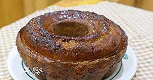 GÂTEAU DU MATIN- BANANE ET CANNELLE AU SIROP DE RAISINS MAISON