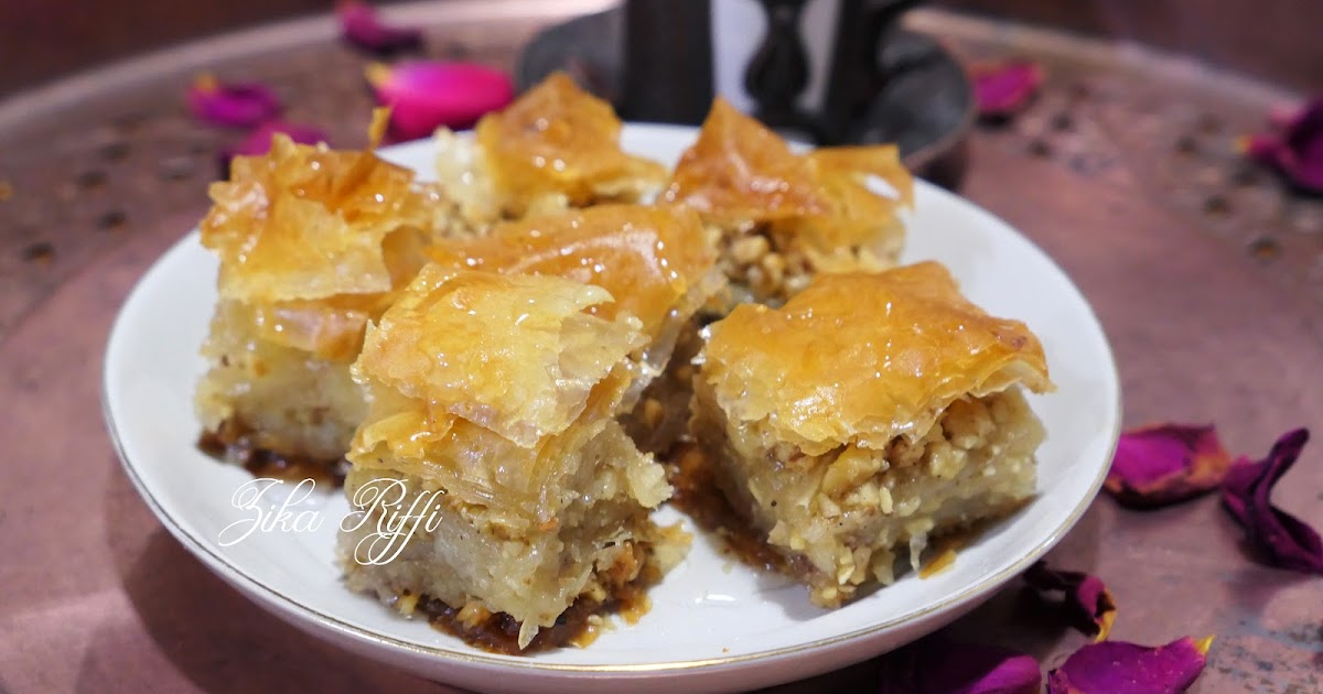 BAKLAWA TURQUE AUX NOIX À LA PÂTE FILO POUR DÉBUTANTS