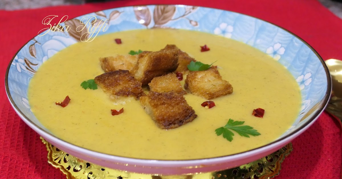 SOUPE DE POISSON ET CREVETTES À LA RICOTTA ET CROÛTONS FRITS