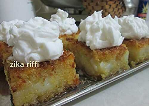 BASBOUSSA AUX AMANDES ET  RICOTTA POUR RAMADAN