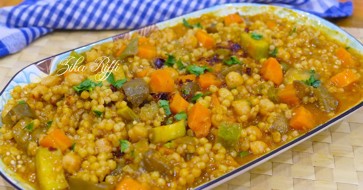 MHAMSSA BEL KHODRA- PÂTES PETITS PLOMBS AUX LÉGUMES SANS VIANDE