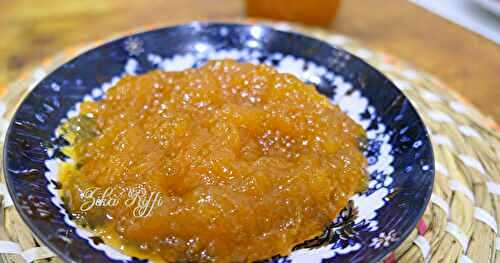 CONFITURE DE POTIRON ET POMME À LA CANNELLE-CLOU DE GIROFLE ET CITRON VERT