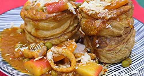 VOLS AU VENT AUX FRUITS DE MER- RECETTE FACILE