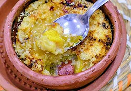 CRUMBLE AUX PRUNES ET BEURRE SALÉ
