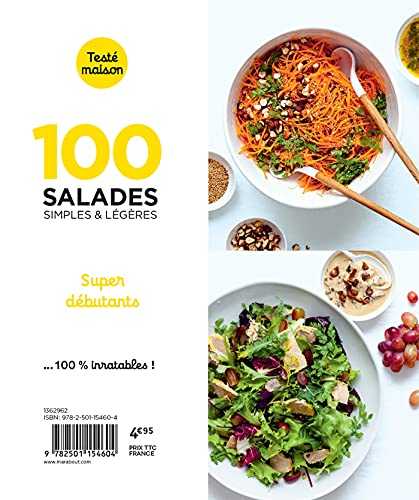 100 recettes de salades - super débutants