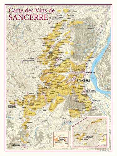 Carte des vins de sancerre