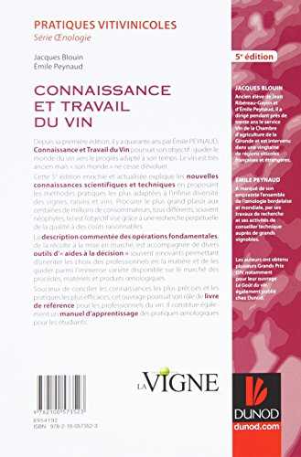 Connaissance et travail du vin - 5e édition