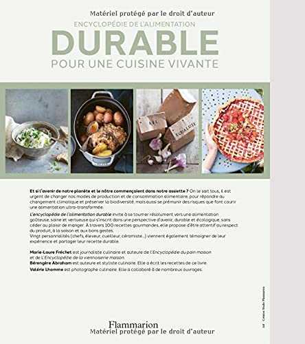 Encyclopédie de l'alimentation durable: Pour une cuisine vivante