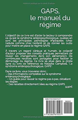 GAPS, le manuel du régime: avec des recettes