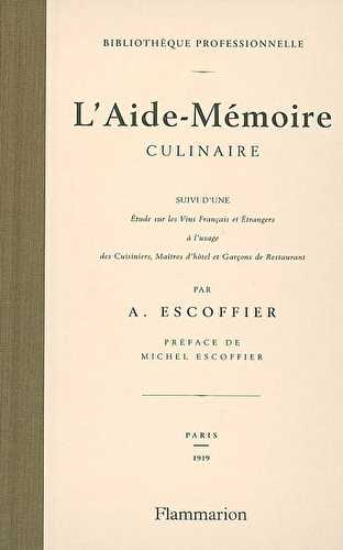 L'aide-mémoire culinaire