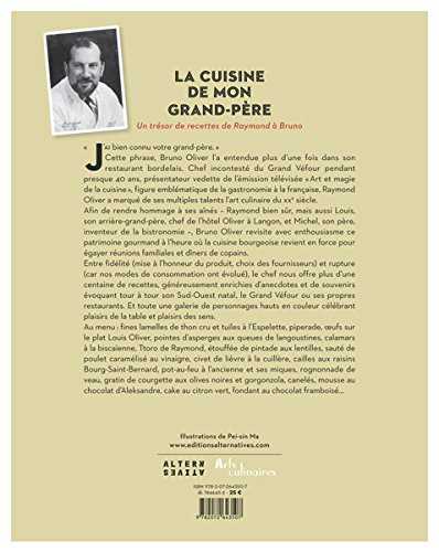 La cuisine de mon grand-pere - un tresor de recettes de raymond a bruno