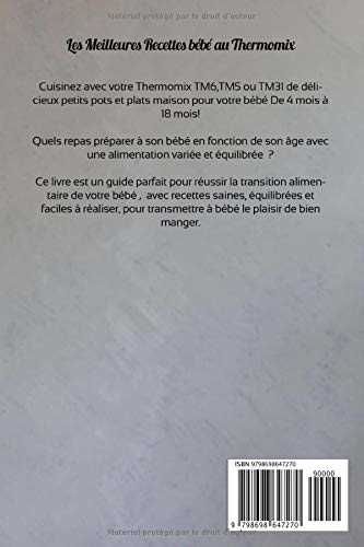 Les Meilleures Recettes bébé au Thermomix