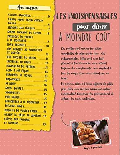 Marmiton cahier gourmand mini budget