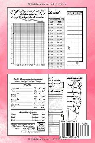 MON AGENDA MINCEUR : Régime Alimentaire Journal à Compléter. 45 Conseils minceur et 45 Citations positives: "Plus qu'un simple cahier, un véritable coach"